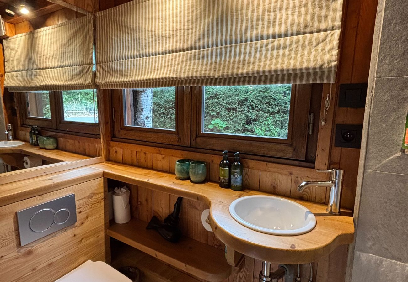 Cabane à Chamonix-Mont-Blanc - Mazot Les Tines, avec jacuzzi