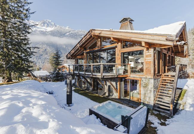 Chalet à Chamonix-Mont-Blanc - Chalet Black Squirrel, de luxe avec jacuzzi, sauna Chalet à Chamonix-Mont-Blanc - Chalet Black Squirrel, de luxe avec jacuzzi, sauna