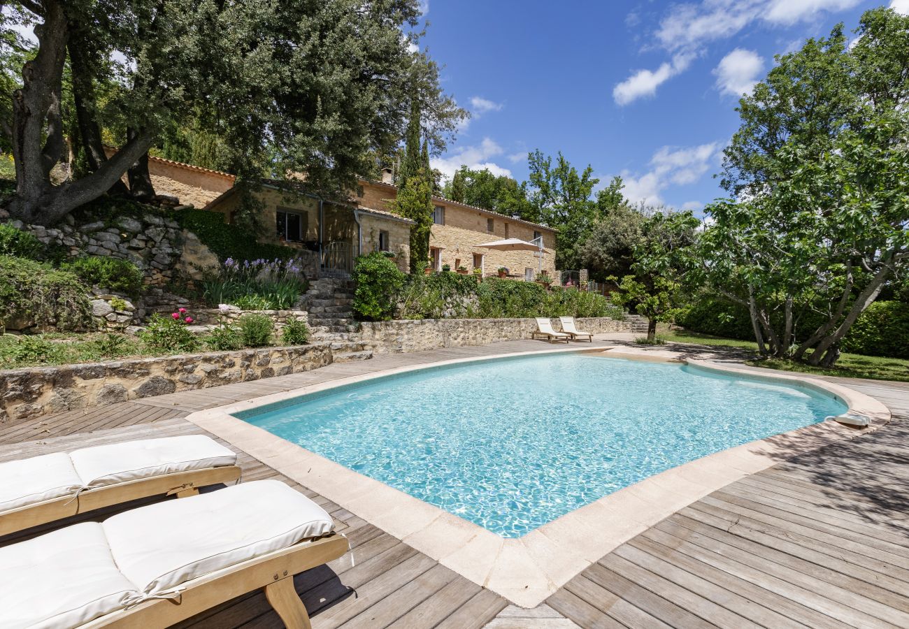 Villa in Suzette - Pool, Villa La Colline, beautiful view of Mt Ventoux