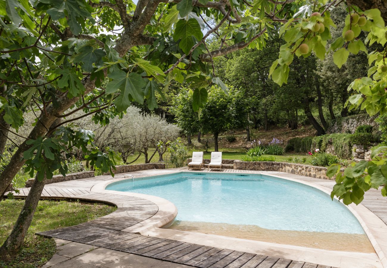 Villa in Suzette - Pool, Villa La Colline, beautiful view of Mt Ventoux